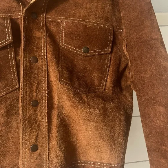Brown Cropped Cowboy Jacket - Picture 6 of 16